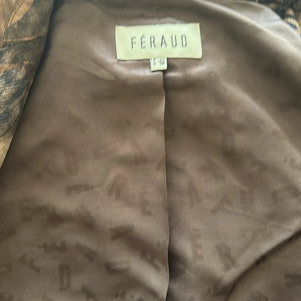 Louis Feraud Leopards Print Evening Jacket - Picture 10 of 14